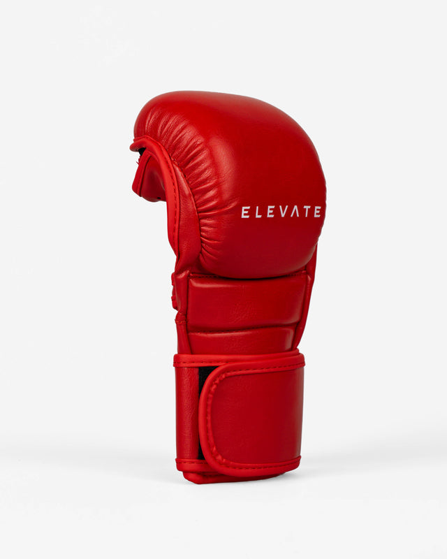 Guantes de sparring MMA Elevate Prime – Rojo/Blanco