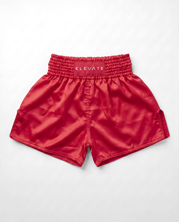 Pantaloncini Muay Thai Elevate Prime – Rosso
