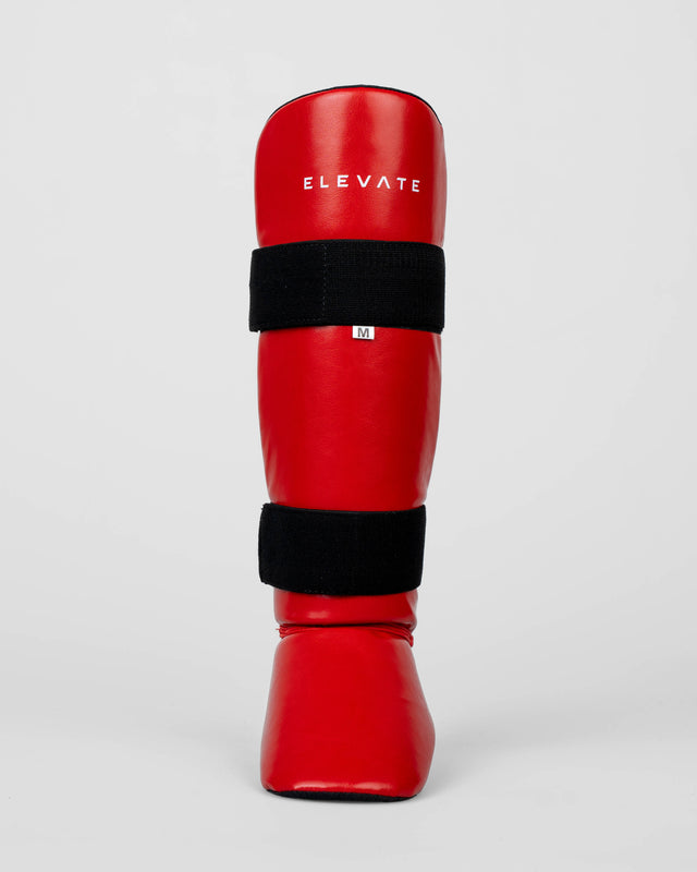Protège-tibias Elevate Prime – Rouge