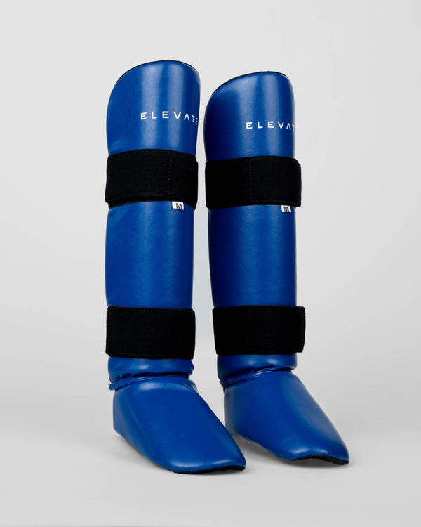 Espinilleras Elevate Prime – Azul