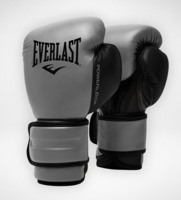 Guantoni da boxe Everlast Powerlock 2R – Grigio/Nero