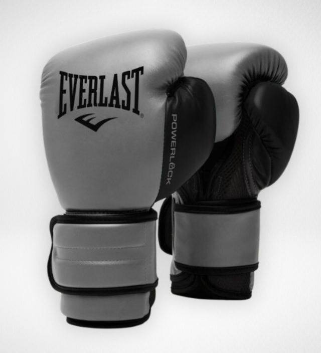 Everlast Powerlock 2R Boxhandschuhe – Grau/Schwarz