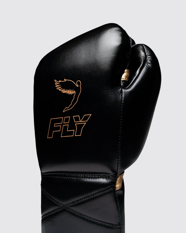 Fly Boksehandsker Superlace Pro X 2 – Sort/Guld