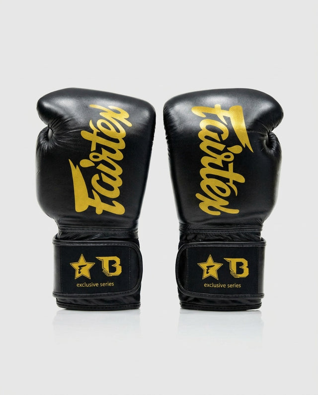 Guantoni da boxe Fairtex FXB V2 – Nero/Oro