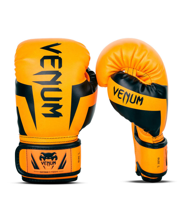 Luvas de boxe Venum Elite Criança – Laranja Neon