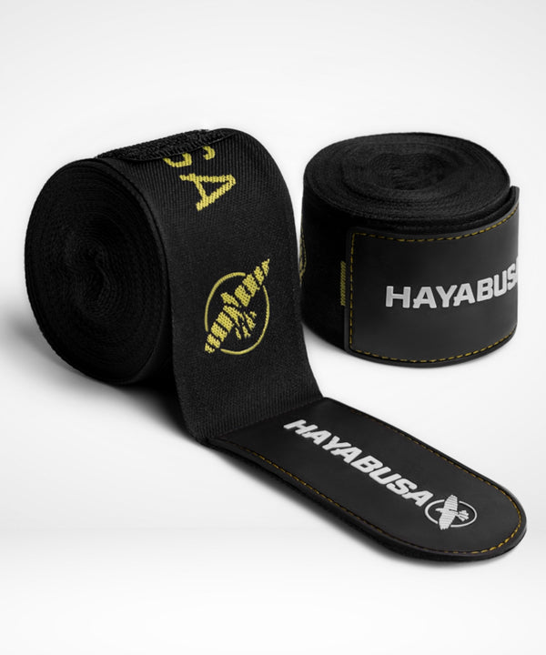 Bandes de boxe Hayabusa Bandages Deluxe – Noir/Or