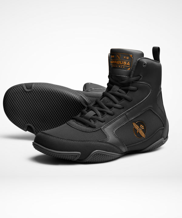 Botas de boxeo Hayabusa Pro – Negro
