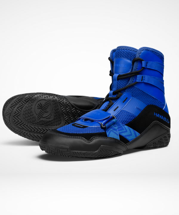 Hayabusa Strike Boxschuhe – Blau/Schwarz