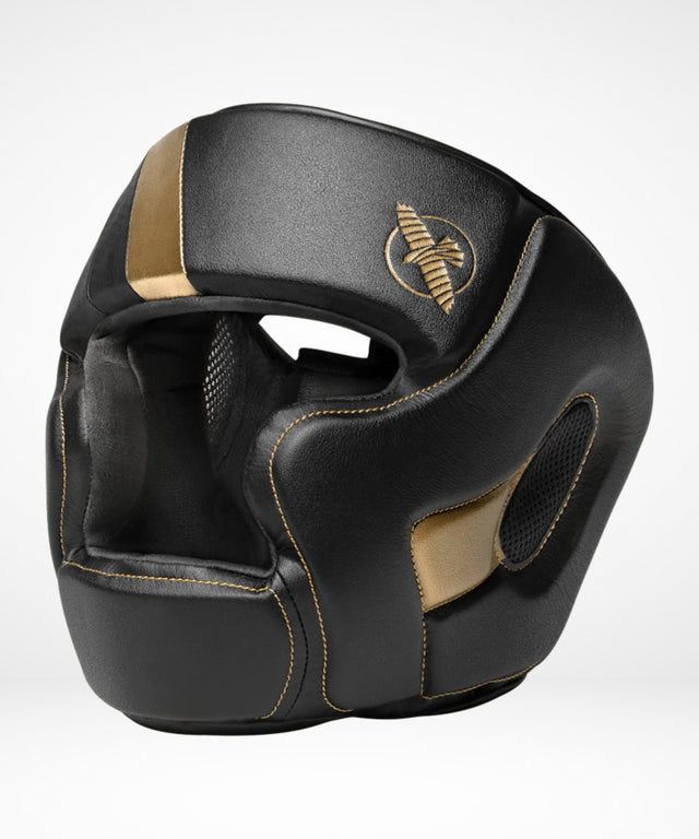 Casco da boxe Hayabusa T3 – Nero/Oro