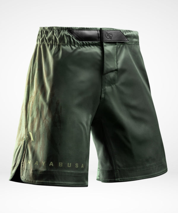 Calções de MMA Hayabusa Apex Compridos – Verde Tático