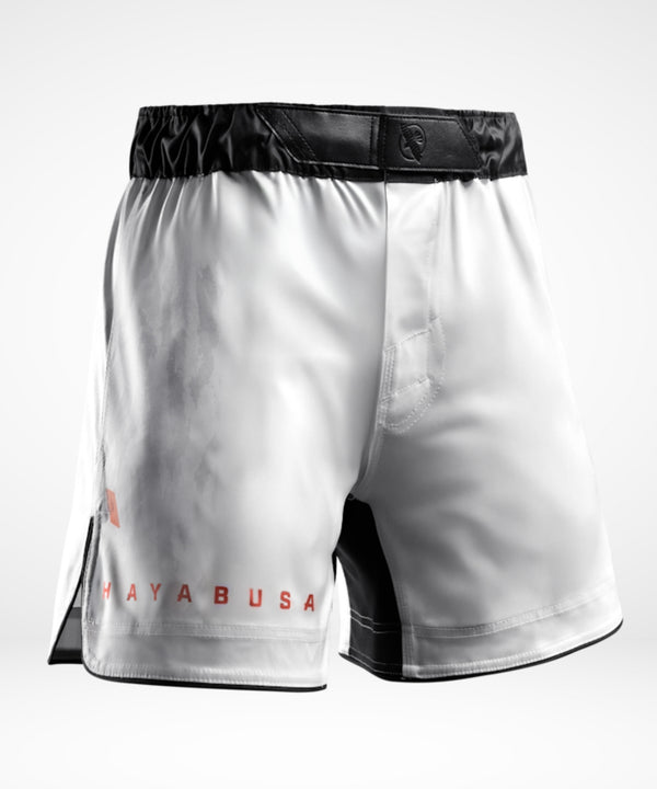 Calções de MMA Hayabusa Apex Compridos – Off-White