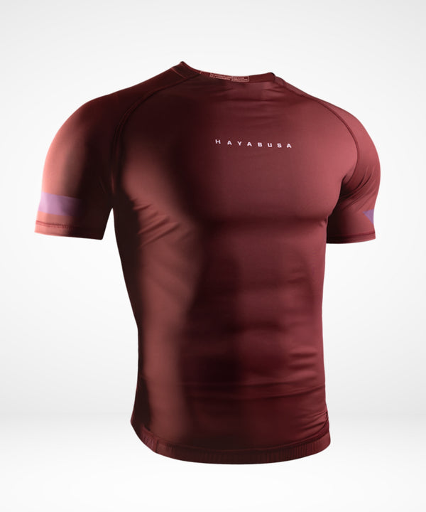 Hayabusa Rashguard Core Kurzarm – Rot