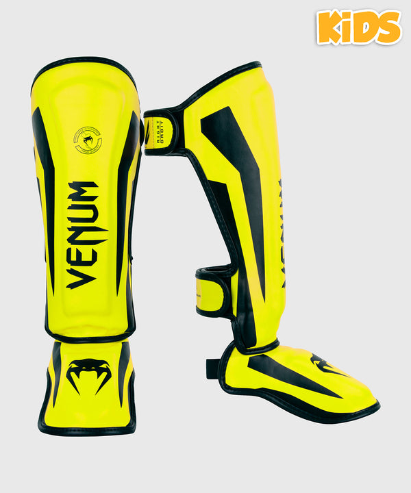 Espinilleras Venum Elite – Amarillo Neón