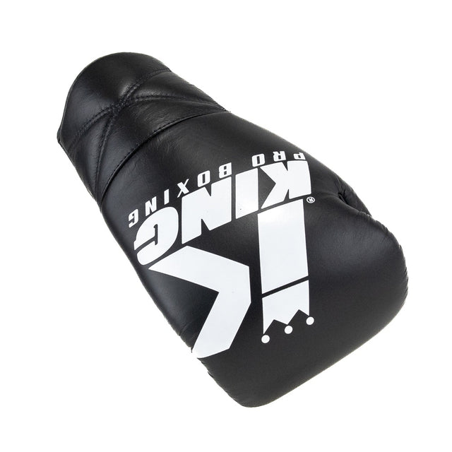 Gants de boxe King Pro Boxing XK avec lacets – Noir/Blanc