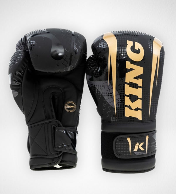 Luvas de boxe King Pro Boxing Shogun – Preto/Ouro