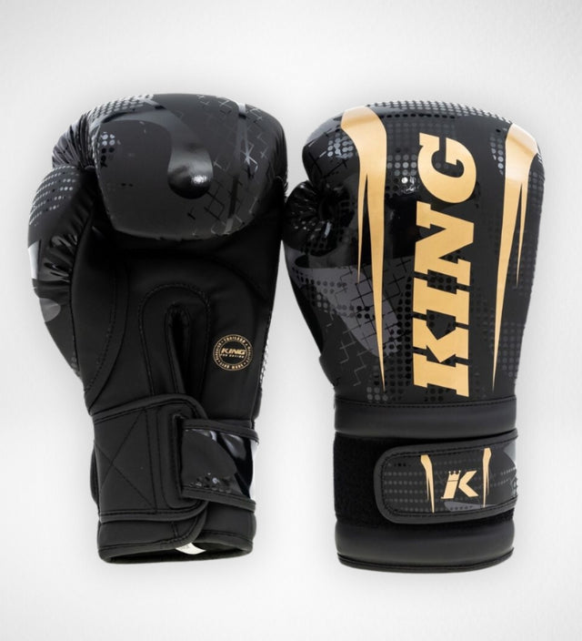 King Pro Boxing Boksehandsker Shogun – Sort/Guld