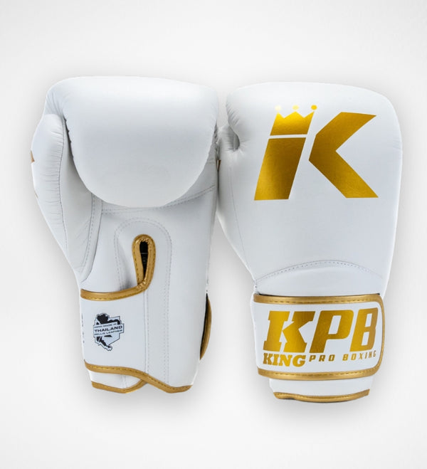Mănuși de box King Pro Boxing BGK – Alb/Aur
