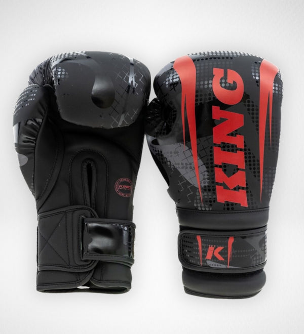 Luvas de boxe King Pro Boxing Shogun – Preto/Vermelho