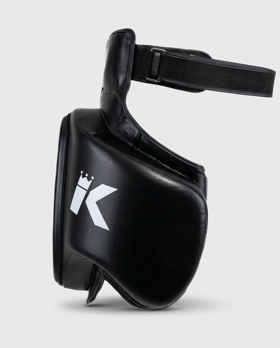 King Pro Boxing Bovenbeen Beskytter - Sort