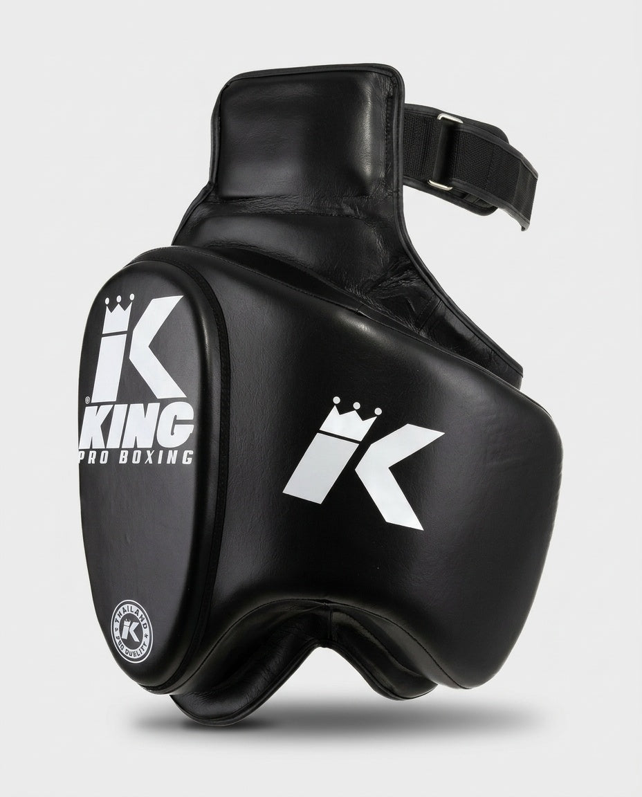 King Pro Boxing Bovenbeen Beskytter - Sort