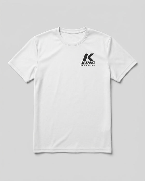 King Pro Boxing T-Shirt Logo – Weiß