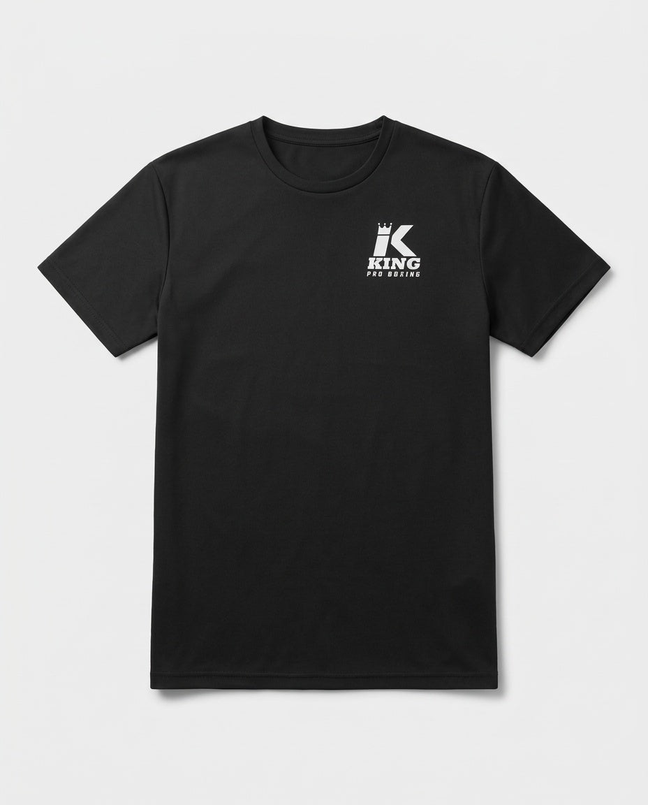 King Pro Boxing T-shirt Logo – Sort