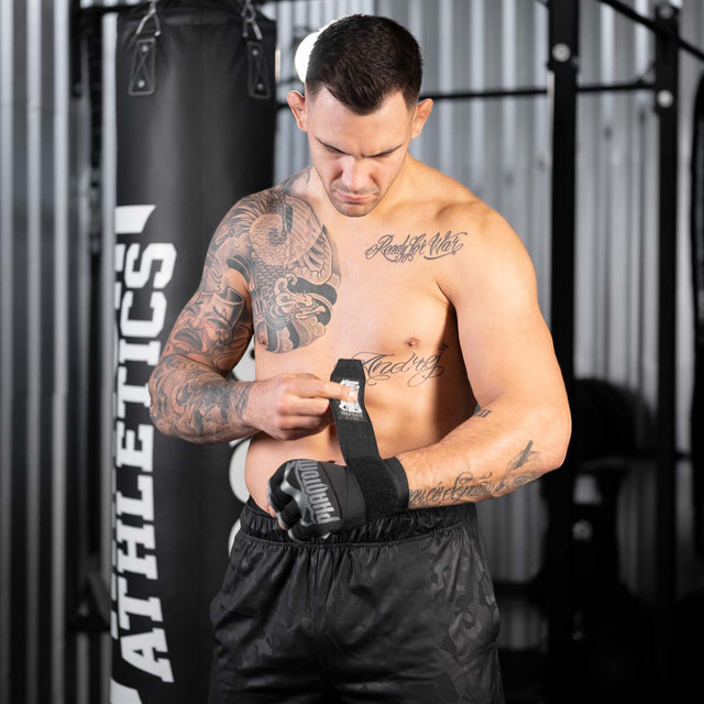 Bende da boxe Phantom Athletics Impact Gel – Nero