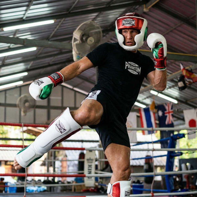 Phantom Athletics Scheenbeschermers Mexico - Wit/Groen/Rood