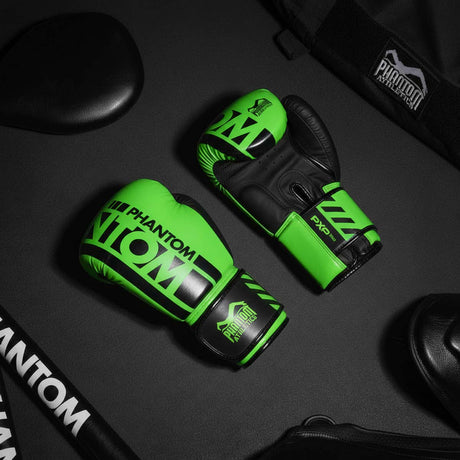 Guantes de boxeo Phantom Athletics APEX – Verde Neón