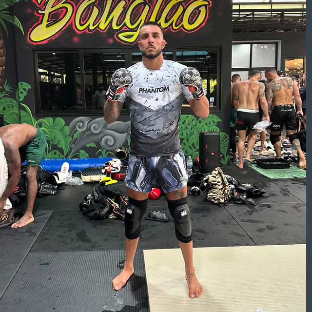 Phantom Athletics MMA-handsker Sparring Muay Thai – Sort/Sølv