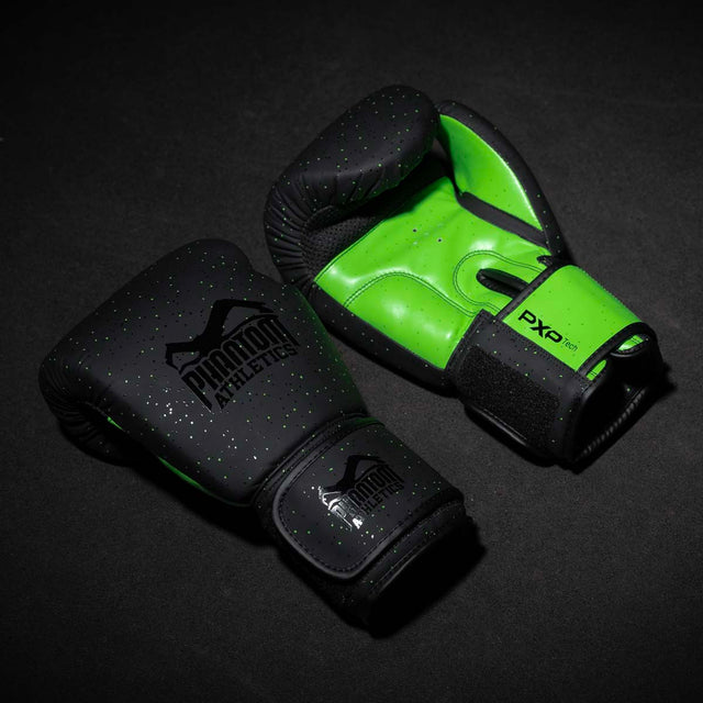Phantom Athletics Boksehandsker Galaxy - Sort/Neon Grøn