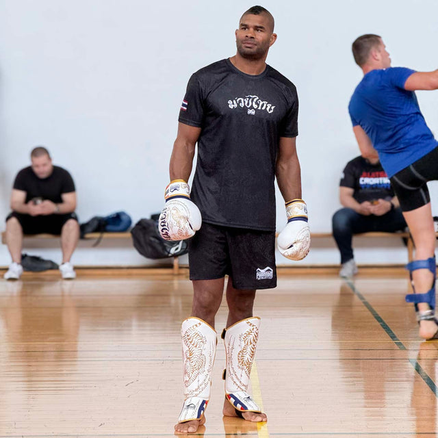 Phantom Athletics Scheenbeschermers Muay Thai - Wit/Goud