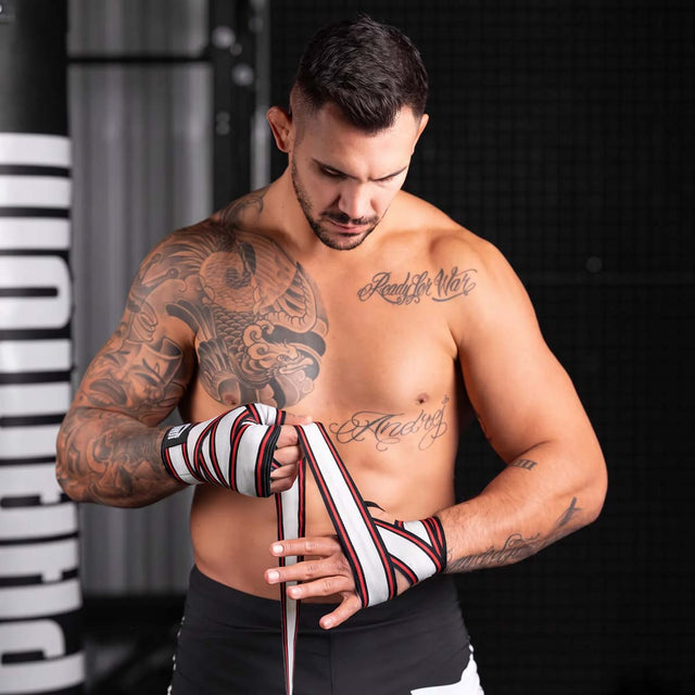 Bende da boxe Phantom Athletics MT-Pro – Rosso