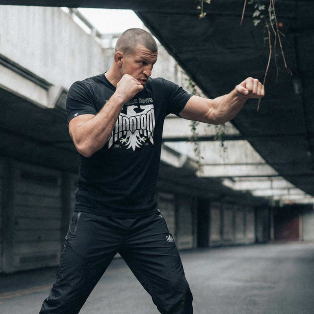 Tricou Phantom Athletics Germany Never Back Down – Negru