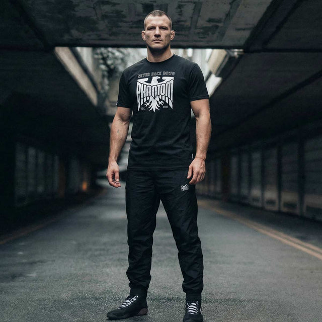 Tricou Phantom Athletics Germany Never Back Down – Negru