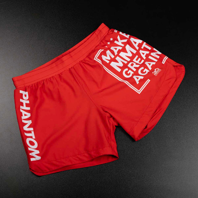 Spodenki MMA Phantom Athletics Fusion-R Make MMA Great Again – Czerwone
