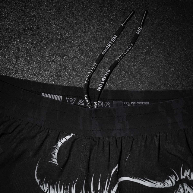 Spodenki MMA Phantom Athletics Fusion-R Diablo – Czarno-białe