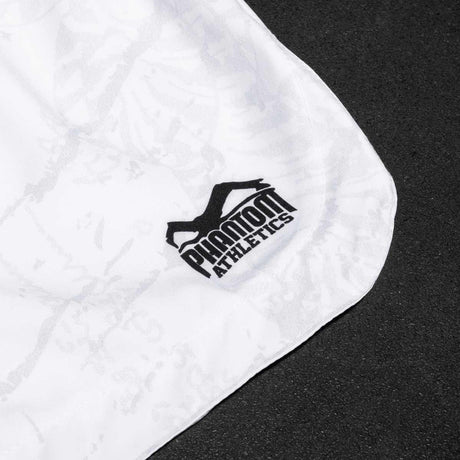 Spodenki Muay Thai Phantom Athletics Fusion – Czarne/Białe