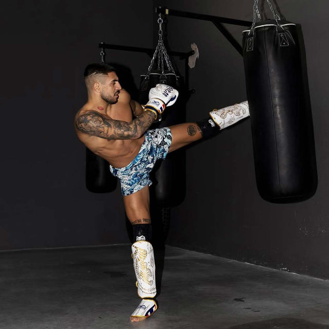 Phantom Athletics MMA-shorts Fusion Tsunami – Blå