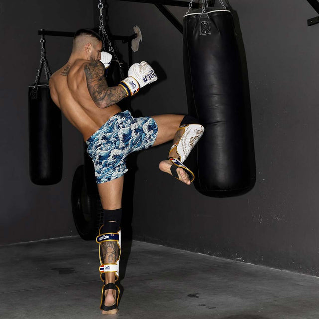 Phantom Athletics MMA-shorts Fusion Tsunami – Blå