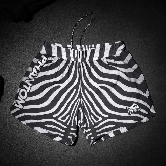 Shorts de MMA Phantom Athletics Fusion – Zébra