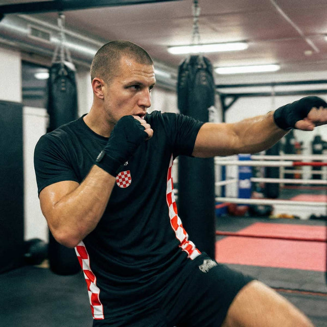 Phantom Athletics T-Shirt EVO+ Team Croatia – Sort