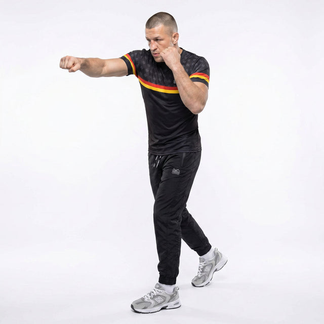 Phantom Athletics T-Shirt EVO+ Germany ECP – Schwarz/Rot/Gold