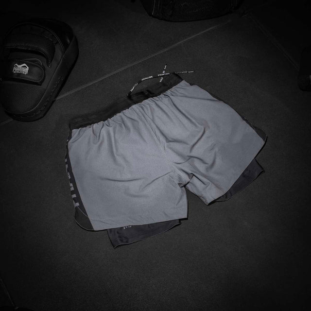 Phantom Athletics Compression Shorts & Spats Fusion 2in1 Apex - Grey