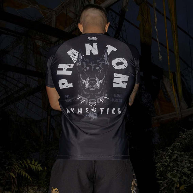 Rashguard Phantom Athletics EVO Dobermann – Černý