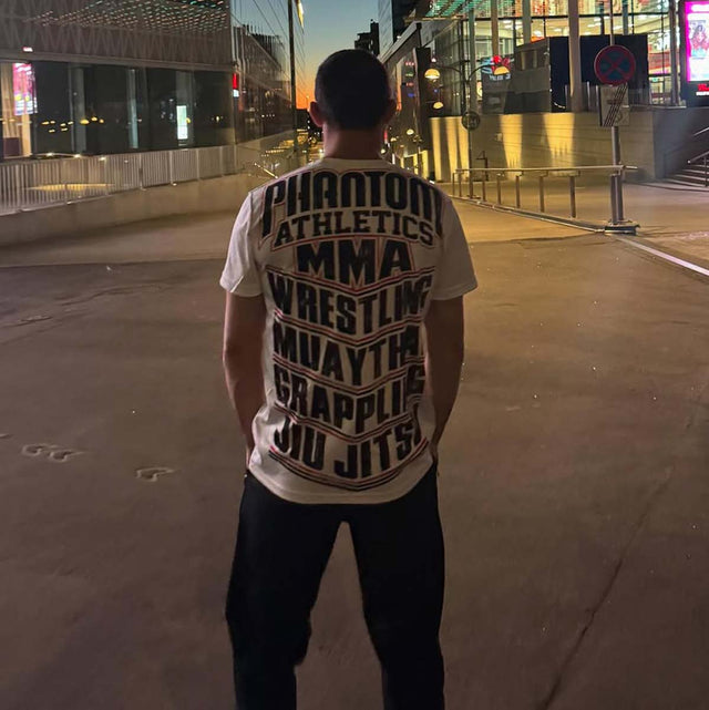 T-Shirt Phantom Athletics EVO MMA Sports – Blanc