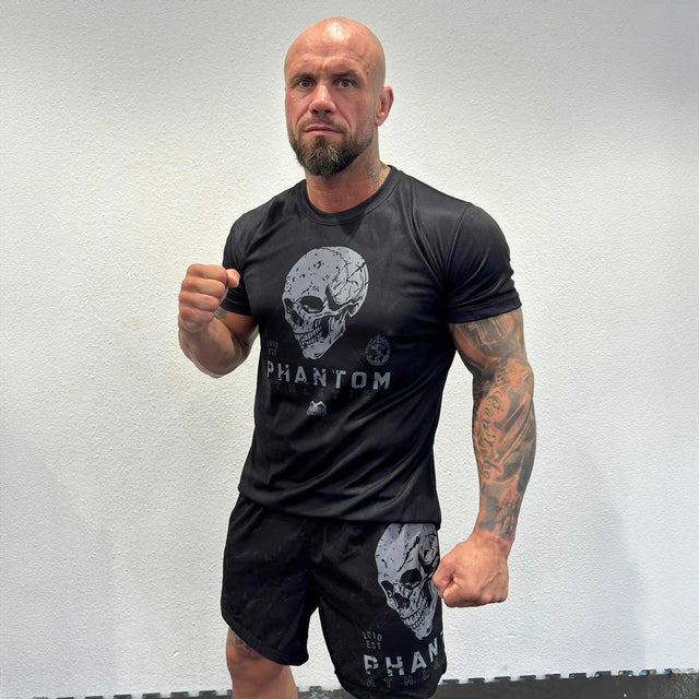 Phantom Athletics Trainingsshirt EVO Skull - Sort