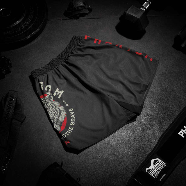 Phantom Athletics MMA-shorts EVO Tiger Unit – Sort/Tiger