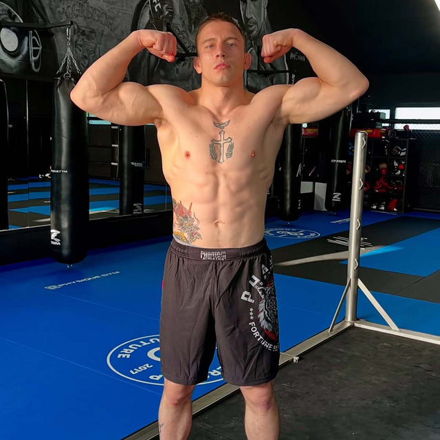 Phantom Athletics MMA-shorts EVO Tiger Unit – Sort/Tiger