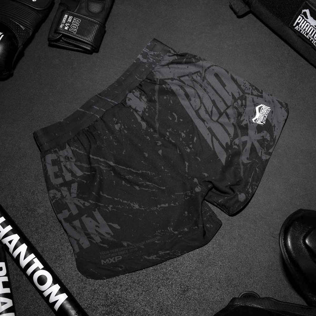 Shorts de MMA Phantom Athletics Fusion Germany – Noir